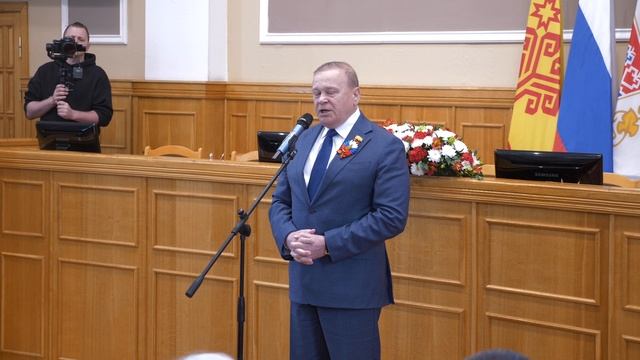 Чествование Почетных граждан города Чебоксары- участников Великой Отечественной Войны. смотреть онлайн