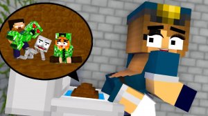 Как сбежали бедные Монстры? Майнкрафт мультфильм смотреть онлайн