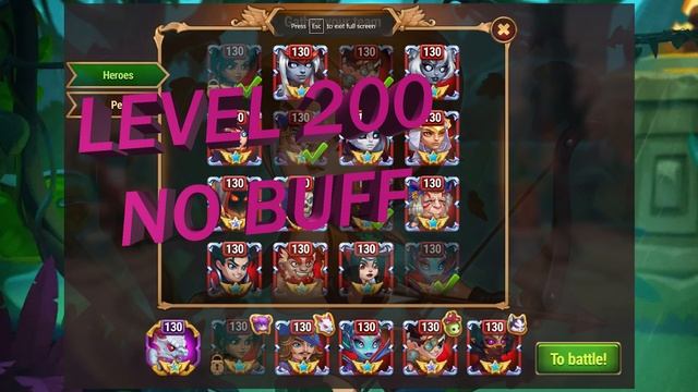 Hero Wars - Lara Croft - Temple Guardians - Level 200 And 210 #herowars #хроникихаоса