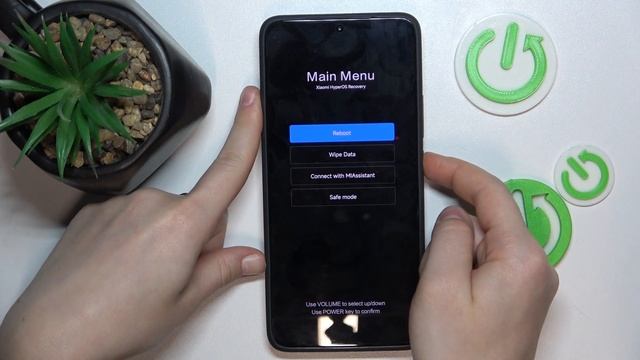 Poco F6 Pro | Как выйти из режима рекавери на Poco F6 Pro - Меню во