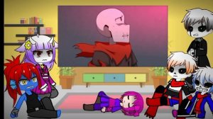 Реакция андертейл на битву,, Санс,Гастер и Папирус про?