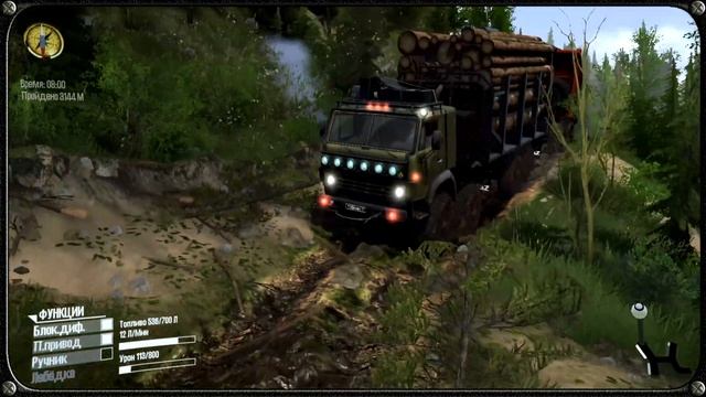 #Spintires #MudRunner месем грязь 16 #SnowRunner смотреть онлайн