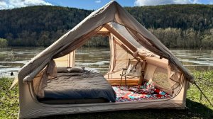 Надувная дом-палатка от Кемпинг+
Шикарное изделие, благодаря которому Вы полюбите отдых на природе!