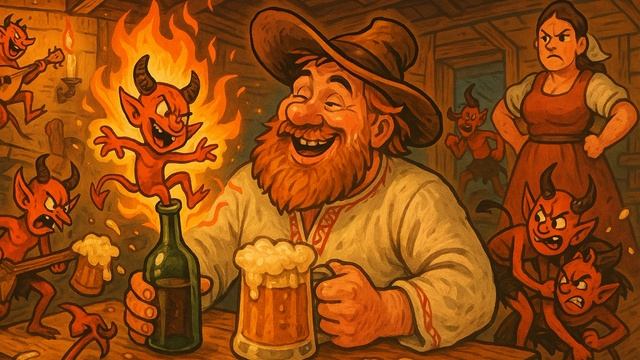 Песня про чёрта (из фильма "За спичками") весёлый folk metal смотреть онлайн