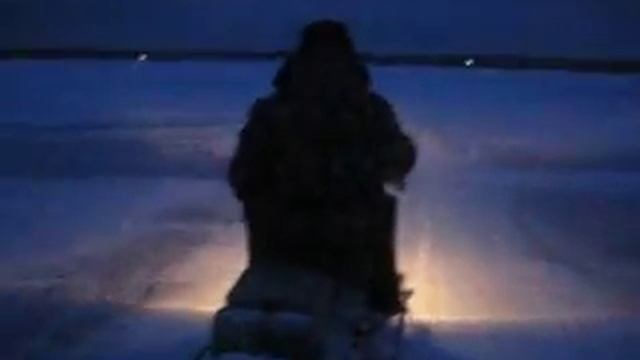 Самодельный снегоход, Рыбинское вдхр.