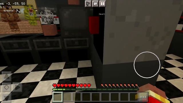 Minecraft пиццерия Фредди фазбер прохождение первая ночь