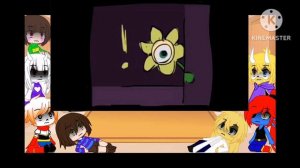 Реакция Андертейл на Комикс Хоррортейл Глава 1