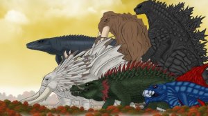 Годзила против Крокодила репейдж и мозозавра