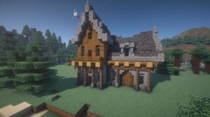 ИДЕАЛЬНЫЙ стартовый дом в тайге за 5 минут! | Майнкрафт