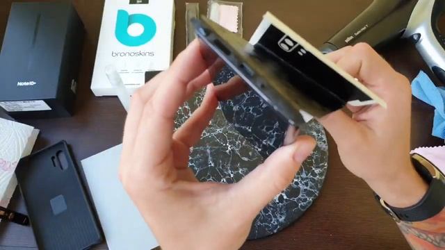 Защитная Броня экрана и заднего стекла для Samsung Galaxy Note 10+ смотреть онлайн
