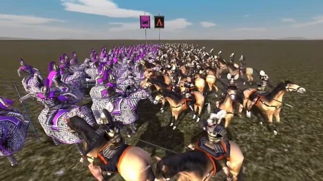 Rome Total War 1vs1: Кавалергарды vs Катафракты смотреть онлайн