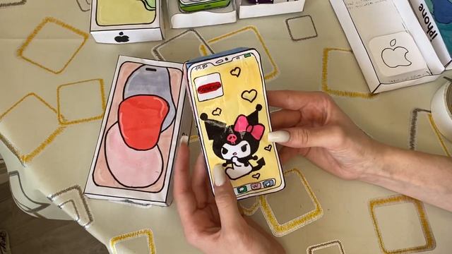 Распаковка 3d айфона,айфон из бумаги brawl stars. Hello kitty 💋 смотреть онлайн
