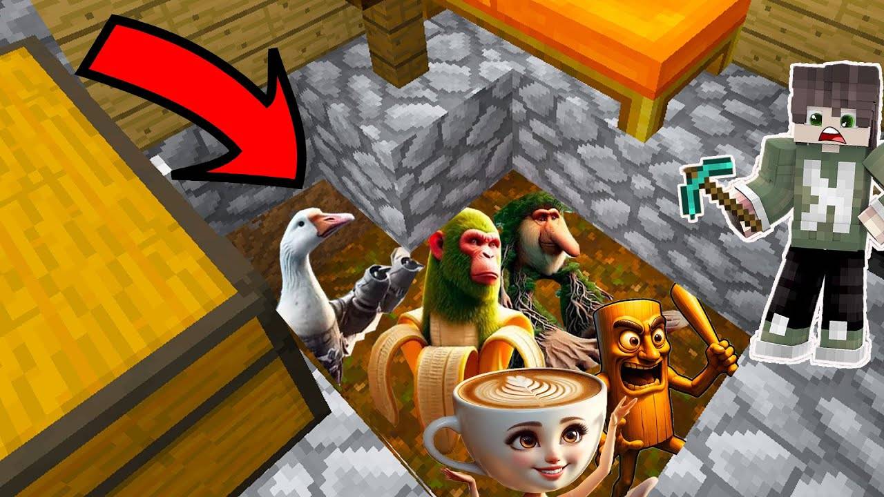 ТУНГ ТУНГ ТУН САУР В МАЙНКРАФТ МЕМЫ БРЕЙНРОТ Фильм Все Серии смотреть онлайн