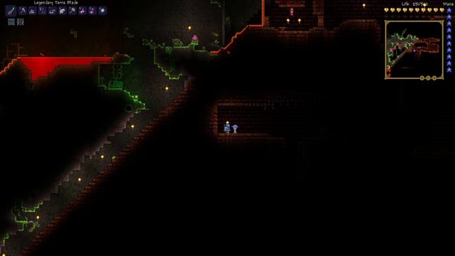 Terraria 1.2 Курс опытного бойца часть 17 Джунгли ДАНЖ смотреть онлайн