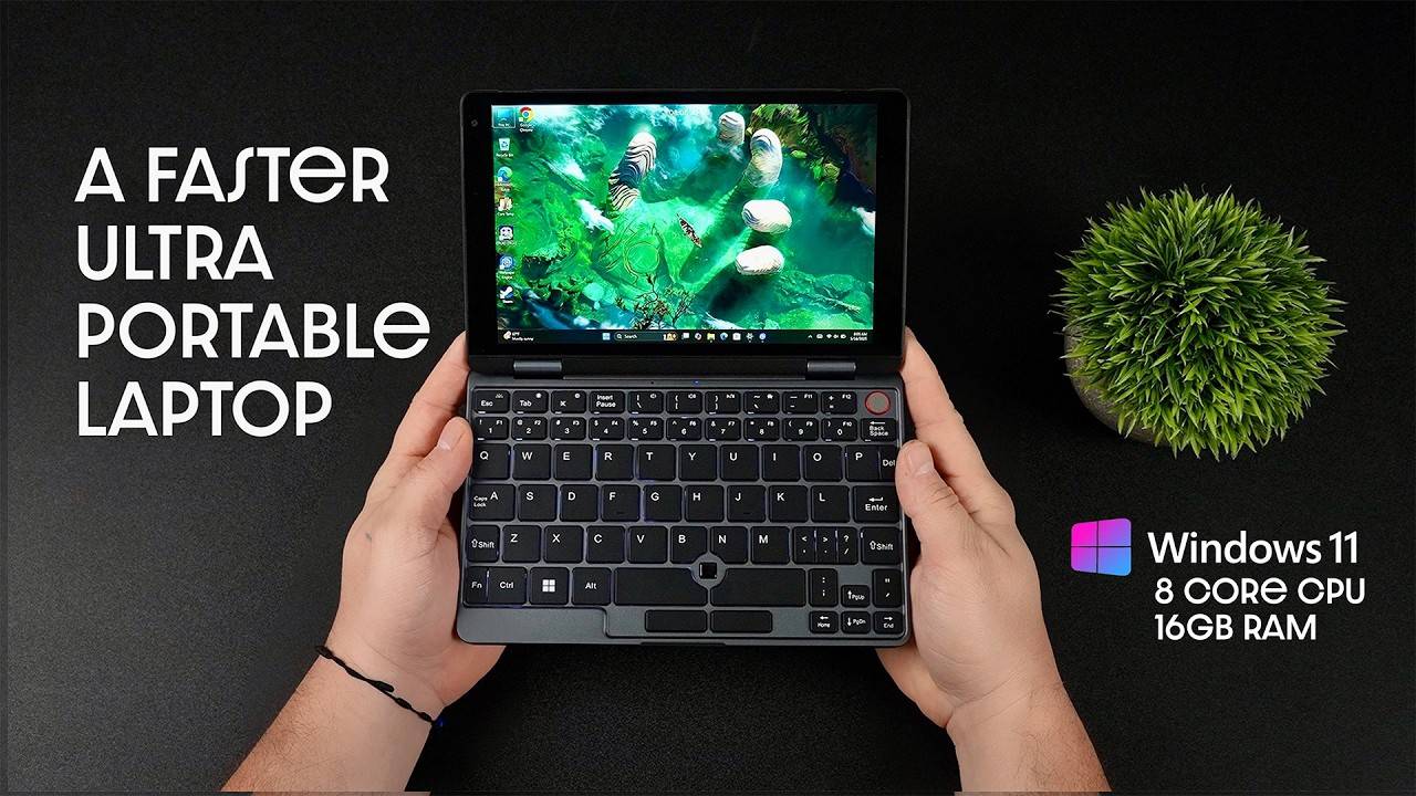 An Ultra Portable Pocket-Sized 2-in-1 Laptop That Actually Performs! смотреть онлайн