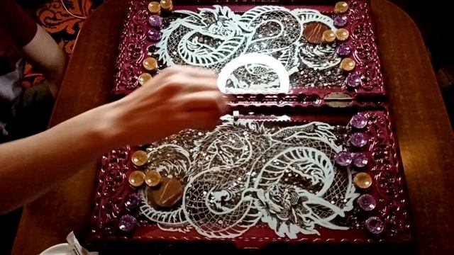 Длинные нарды. Очень напряжённый оин! Выбрался из ...оп? смотреть онлайн