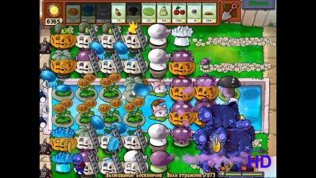Plants Vs. Zombies - Выживание Бесконечно Настройка iwang bohay смотреть онлайн