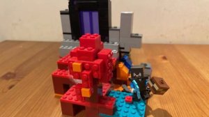 Майнкрафт Портал в ад. Лего анимация.