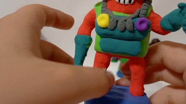 КАК СЛЕПИТЬ КЛЕНСИ ИЗ ИГРЫ БРАВЛ СТАРС ИЗ ВОЗДУШНОГО П