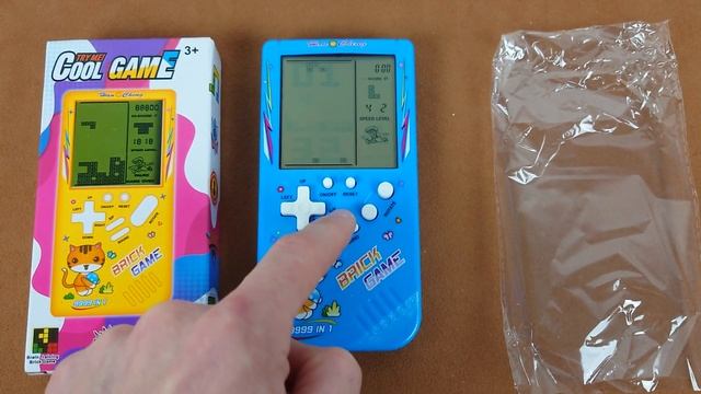 Тетрис, игра, Tetris, 9999 in 1, Blue смотреть онлайн