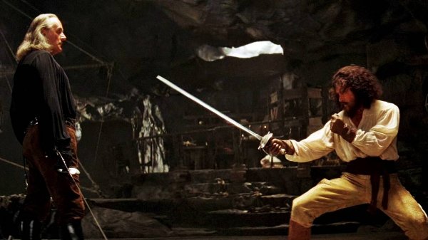 Антонио Бандерас и Энтони Хопкинс в фильме «Маска Зорро / The Mask of Zorro,1998»(Обучение) фрагмент