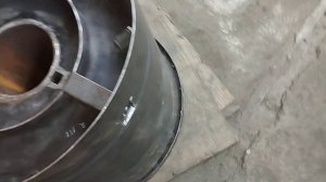 Пиролизная печь на покрышках (сборка системы розжига)