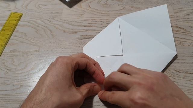 Как сделать конверт из листа бумаги А4 своими руками? 4