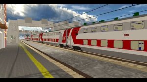 игра SkyRail против реальности 🪽#поезда #просмотры #train #р