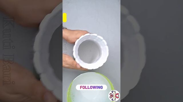 Flower vase making || Best out of waste || Cement flower vase making смотреть онлайн