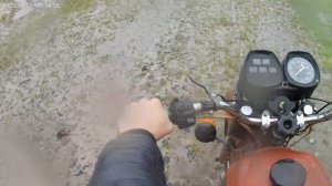 Покатушки на Иж Планета 5 и яиж Планета 4 по грязи