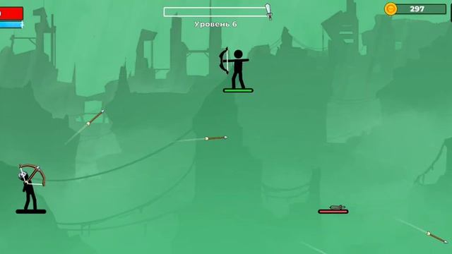 ОБЗОР НА ИГРУ STICKMAN ARCHER 2!!!😱 смотреть онлайн