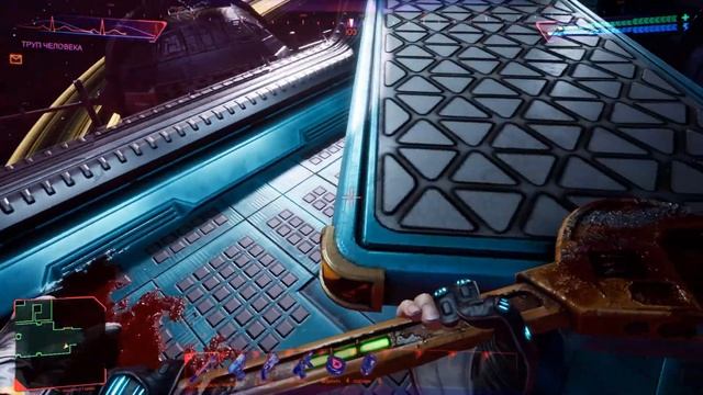 System shock remake - прохождение (Часть 2) первый этаж, открыл х? смотреть онлайн