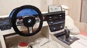 Доделываю в идеал bmw m5 f90 из картона