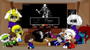 Реакция Undertale на Help From The Void[Rus Dub]