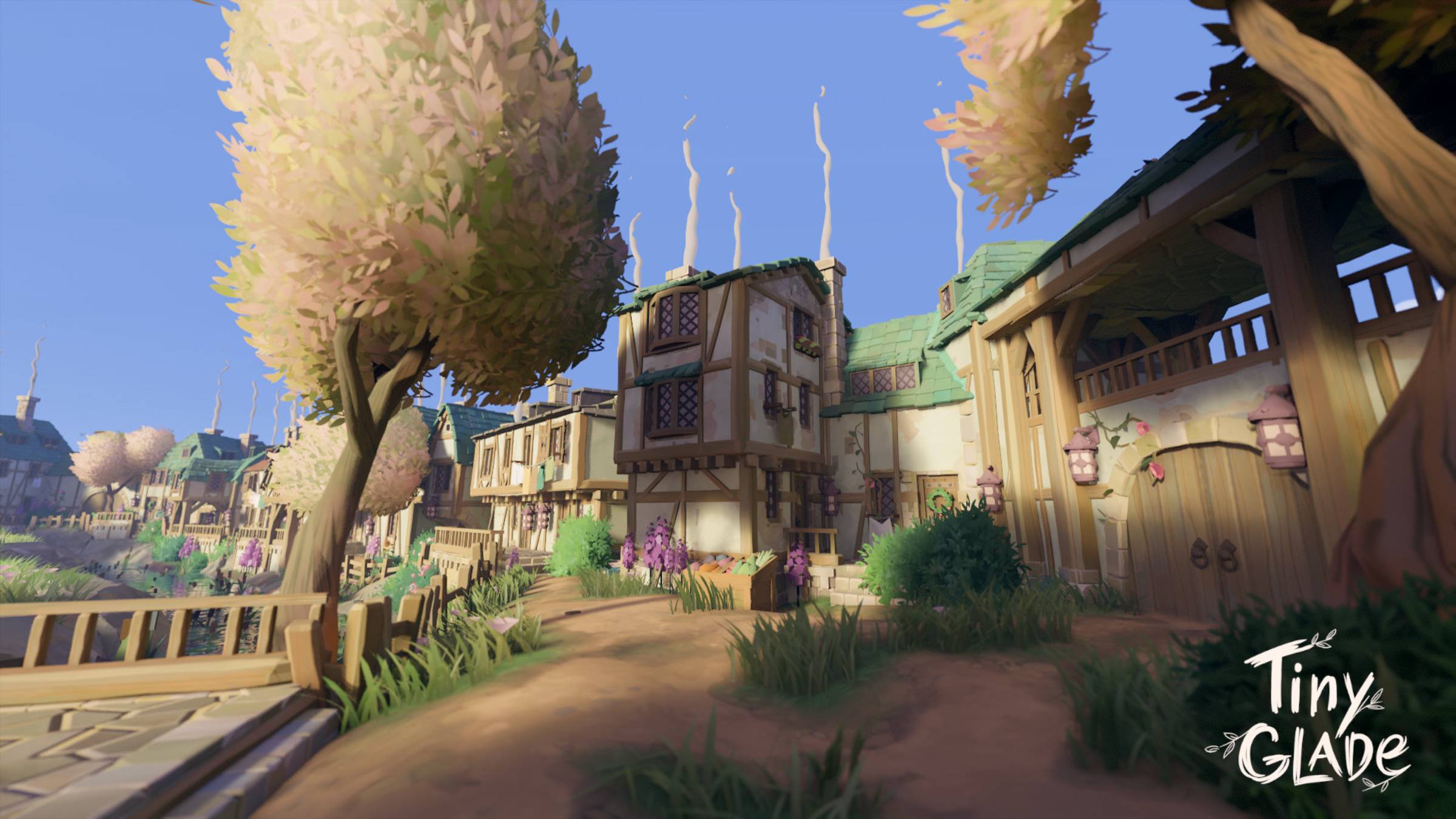 Tiny Glade! Продолжаем строительство средневекового городка.