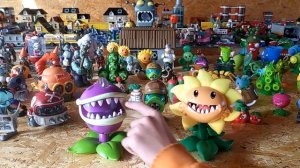 Растения против Зомби игрушки и испытания
