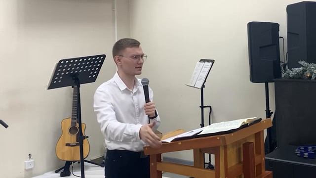 И на земле мир...(Луки 2:10-14) Проповедует Евгений Татарин смотреть онлайн