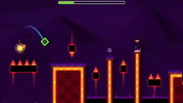 Я прошел geometry dash subzero power Trip на 2 монеты (старая версия)