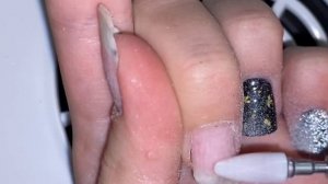 Снимаю гелевые типсы самой себе! 🖤🎀 |СНЯТИЕ ГЕЛЕВЫХ ?