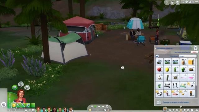 ПАЛАТОЧНЫЙ ЛАГЕРЬ ГРАНИТ ФОЛЛЗ #10 | The Sims 4| Let's play