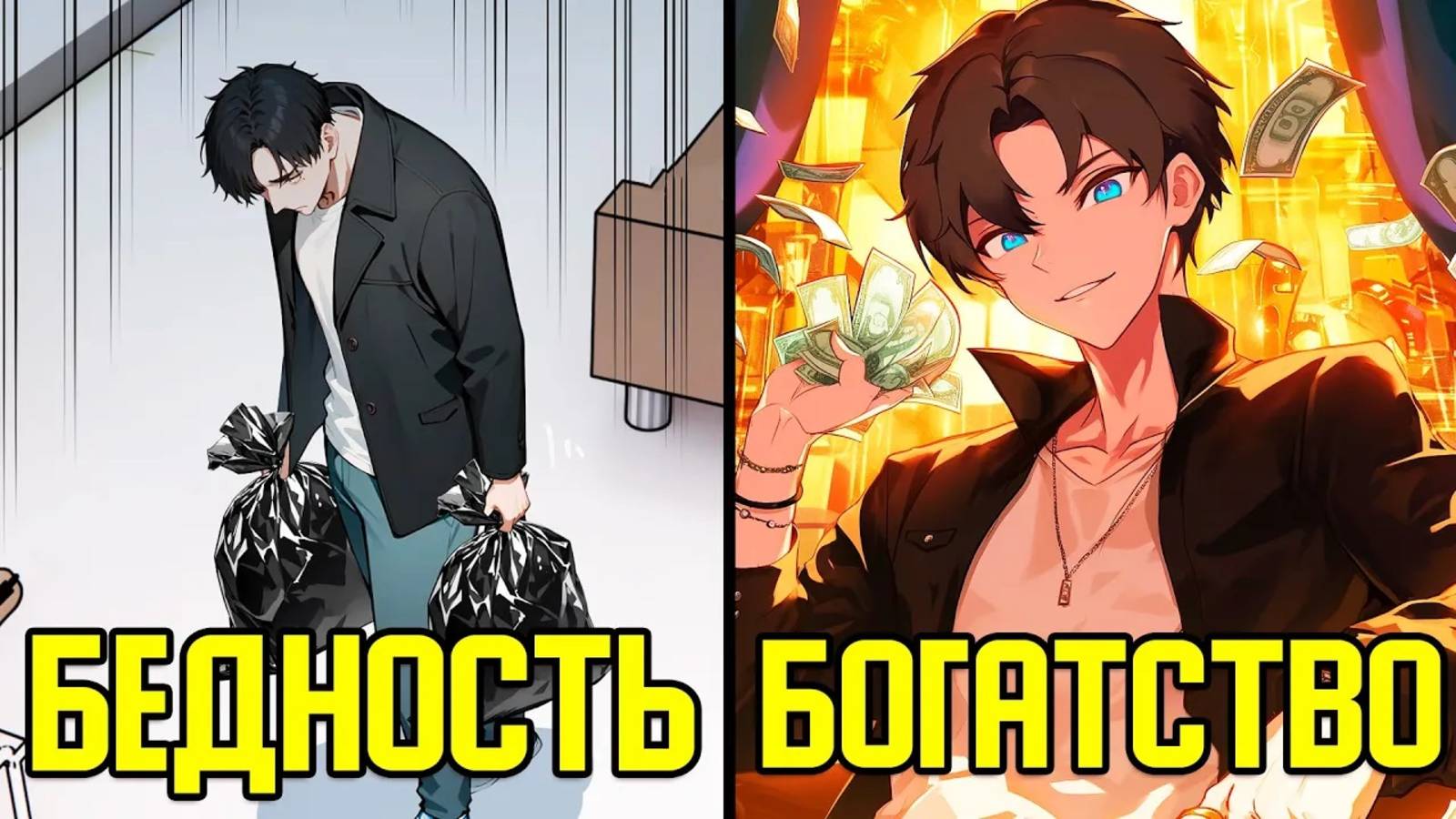 Система прокачки с помощью денег - от Бедности до Богатство (Озвучка Манги) смотреть онлайн