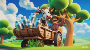 Коровка-Хлопотушка – весёлый детский мульти-клип про молоко)