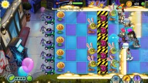 PvZ 2 - Как пройти 15 уровень - Neon Mixtape Tour (у меня чуть не пол