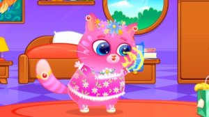 Арина и котик Bubbu играют в игре | Арина помогает Бубу на