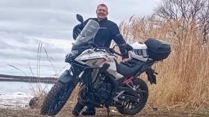 Мотоцикл Honda CB400X 2021 в городе, глазами видеорегистратора ;-)