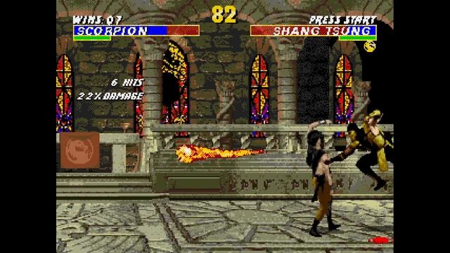 Шао Кан в шоке от такой наглости - Ultimate Mortal Kombat 3 смотреть онлайн