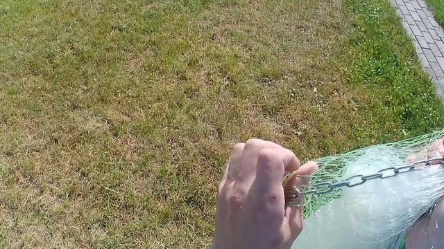 Кастинговая сеть амер ф4,28, ячейка 20мм из лески 0,3мм, низ плетенка 0,4мм на нержавеющей цепочке. смотреть онлайн