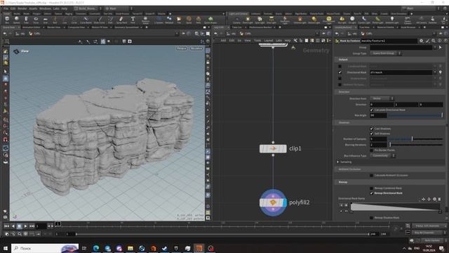 Создание скал в Houdini для Unreal Engine 5. Урок 2 -детализация и смотреть онлайн