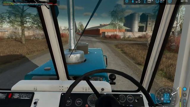 Farming Simulator 22 Ч-9 Первая продаже леса! Копим на К-700 ( КООП ) смотреть онлайн