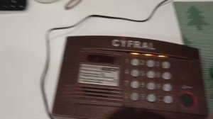 Мой самый первый домофон CYFRAL - CCD - 2094